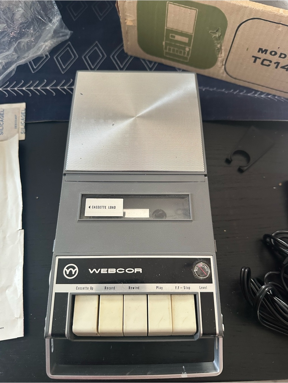 Portable Cassette Recorder - Gray - Webcore